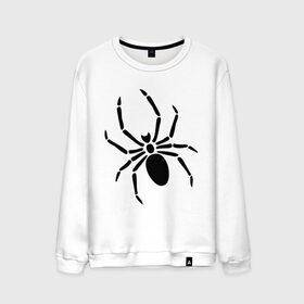 Мужской свитшот хлопок с принтом Страшный паук в Кировске, 100% хлопок |  | Тематика изображения на принте: насекомые | паук | паук на спине | страшный паук | тарантул