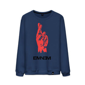 Мужской свитшот хлопок с принтом Eminem в Кировске, 100% хлопок |  | bad | berzerk | eminem | gangsta | gansta | hip | hip hop | hop | rap | shady | shady records | еп | рэп | рэпчина | хип | хип хоп | хоп | эминем