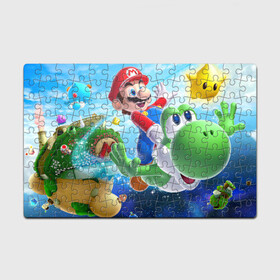 Пазл магнитный 126 элементов с принтом Super Mario Galaxy 2 (p) в Кировске, полимерный материал с магнитным слоем | 126 деталей, размер изделия —  180*270 мм | nintendo | марио | нинтендо