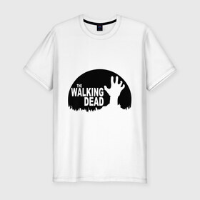 Мужская футболка премиум с принтом The Walking Dead в Кировске, 92% хлопок, 8% лайкра | приталенный силуэт, круглый вырез ворота, длина до линии бедра, короткий рукав | the walking dead | монстры | сериалы | ходячие мертвецы
