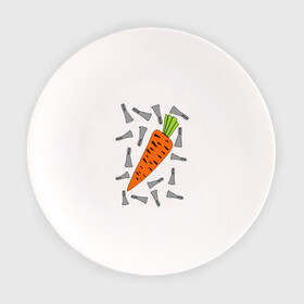 Тарелка с принтом морковка и кролик парная в Кировске, фарфор | диаметр - 210 мм
диаметр для нанесения принта - 120 мм | 14 февраля | все | день святого валентина | для двоих | идеи подарков | морковка и кролик | парные