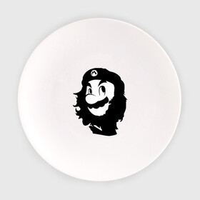 Тарелка с принтом Che Mario в Кировске, фарфор | диаметр - 210 мм
диаметр для нанесения принта - 120 мм | Тематика изображения на принте: nintendo | марио | нинтендо | че гевара