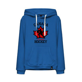 Мужская толстовка хлопок с принтом Канада хоккей (Canada Hockey) в Кировске, френч-терри, мягкий теплый начес внутри (100% хлопок) | карман-кенгуру, эластичные манжеты и нижняя кромка, капюшон с подкладом и шнурком | canada hockey | канада хоккей | лед | спорт | хоккей | шайба