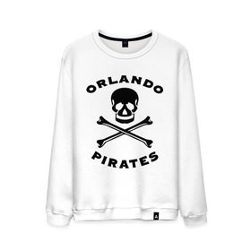 Мужской свитшот хлопок с принтом Orlando pirates Орландо Пираты в Кировске, 100% хлопок |  | orlando pirates | кости | орландо пираты | спорт | футбол | череп