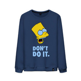 Мужской свитшот хлопок с принтом Bart Simpson Dont do it Барт в Кировске, 100% хлопок |  | bart simpson dont do it | барт | кино | мультфильмы и тв | симпсоны