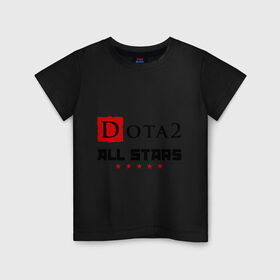 Детская футболка хлопок с принтом Dota 2 All Stars Дота в Кировске, 100% хлопок | круглый вырез горловины, полуприлегающий силуэт, длина до линии бедер | dota 2 all stars дота | dota2 | игры