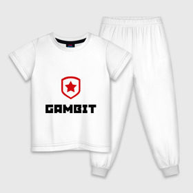 Детская пижама хлопок с принтом Gambit в Кировске, 100% хлопок |  брюки и футболка прямого кроя, без карманов, на брюках мягкая резинка на поясе и по низу штанин
 | gambit | team | гамбит