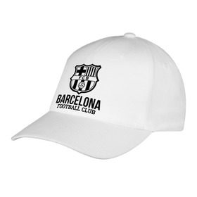 Бейсболка с принтом Barcelona FC в Кировске, 100% хлопок | классический козырек, металлическая застежка-регулятор размера | barcelona | fc | fc barcelona | footbal club | барселона | лого | логотип | спорт | футбол | футбольный клуб