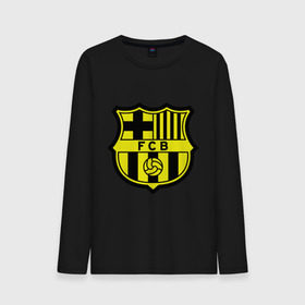 Мужской лонгслив хлопок с принтом Barcelona logo в Кировске, 100% хлопок |  | barcelona | fc | fc barcelona | footbal club | барселона | лого | логотип | спорт | футбол | футбольный клуб