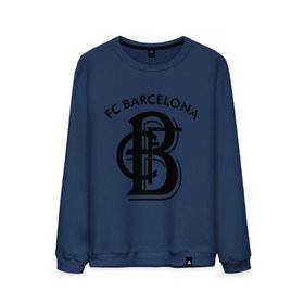Мужской свитшот хлопок с принтом FC Barcelona в Кировске, 100% хлопок |  | barcelona | fc | fc barcelona | footbal club | барселона | лого | логотип | спорт | футбол | футбольный клуб