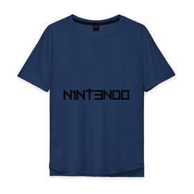 Мужская футболка хлопок Oversize с принтом Nintendo в Кировске, 100% хлопок | свободный крой, круглый ворот, “спинка” длиннее передней части | Тематика изображения на принте: баста | ноггано