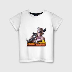 Детская футболка хлопок с принтом Point Blank в Кировске, 100% хлопок | круглый вырез горловины, полуприлегающий силуэт, длина до линии бедер | point blank | поинт блэнк