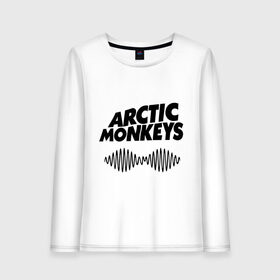 Женский лонгслив хлопок с принтом Arctic monkeys wave в Кировске, 100% хлопок |  | arctic monkeys