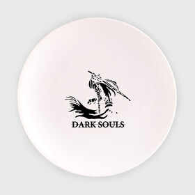 Тарелка 3D с принтом Dark Souls в Кировске, фарфор | диаметр - 210 мм
диаметр для нанесения принта - 120 мм | dark souls