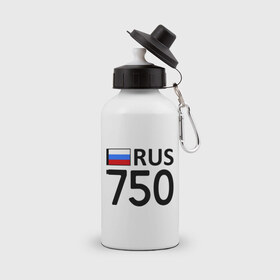 Бутылка спортивная с принтом Московская область (750) в Кировске, металл | емкость — 500 мл, в комплекте две пластиковые крышки и карабин для крепления | 
