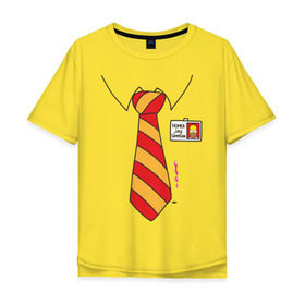Мужская футболка хлопок Oversize с принтом Костюм Гомера в Кировске, 100% хлопок | свободный крой, круглый ворот, “спинка” длиннее передней части | гомер