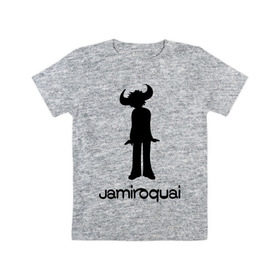 Детская футболка хлопок с принтом Jamiroquai в Кировске, 100% хлопок | круглый вырез горловины, полуприлегающий силуэт, длина до линии бедер | funk | jamiroquai | jazz | джаз | джамирокуай | фанк