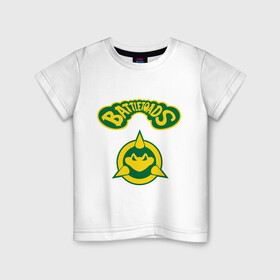 Детская футболка хлопок с принтом Боевые Жабы в Кировске, 100% хлопок | круглый вырез горловины, полуприлегающий силуэт, длина до линии бедер | battle | batttletoads | sega | toads | сега
