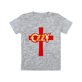 Детская футболка хлопок с принтом Ozzy Osbourne (Оззи Осборн) в Кировске, 100% хлопок | круглый вырез горловины, полуприлегающий силуэт, длина до линии бедер | 