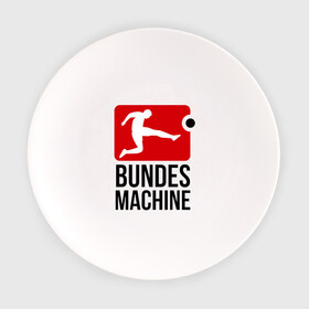 Тарелка с принтом Bundes machine football в Кировске, фарфор | диаметр - 210 мм
диаметр для нанесения принта - 120 мм | Тематика изображения на принте: bundes | football | machine | машина | немецкий | федеральный | футбол