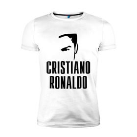 Мужская футболка премиум с принтом Cristiano Ronaldo 7 в Кировске, 92% хлопок, 8% лайкра | приталенный силуэт, круглый вырез ворота, длина до линии бедра, короткий рукав | cristiano ronaldo | мяч | спорт | футбол