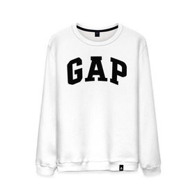 Мужской свитшот хлопок с принтом GAP Swag в Кировске, 100% хлопок |  | gap | swag | сваг | свег | свэг