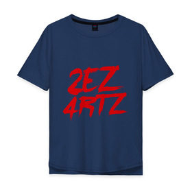 Мужская футболка хлопок Oversize с принтом 2ez4rtz Dota2 в Кировске, 100% хлопок | свободный крой, круглый ворот, “спинка” длиннее передней части | Тематика изображения на принте: 2ez4rtz | dota | dota2 | дота | дота2