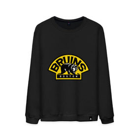 Мужской свитшот хлопок с принтом HC Boston Bruins Label в Кировске, 100% хлопок |  | Тематика изображения на принте: boston | bruins | club | hockey | клуб | хоккей