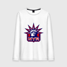Мужской лонгслив хлопок с принтом HC New York Rangers Emblem в Кировске, 100% хлопок |  | Тематика изображения на принте: club | hockey | new | nyr | rangers | york | клуб | хоккей