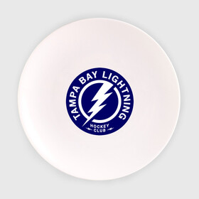 Тарелка 3D с принтом HC Tampa Bay Lightning в Кировске, фарфор | диаметр - 210 мм
диаметр для нанесения принта - 120 мм | bay | club | hockey | lightning | tampa | клуб | хоккей