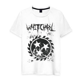 Мужская футболка хлопок с принтом Whitechapel в Кировске, 100% хлопок | прямой крой, круглый вырез горловины, длина до линии бедер, слегка спущенное плечо. | deathcore | whitechapel | дэткор | метал