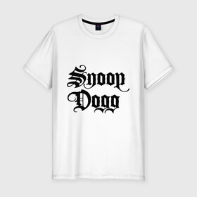 Мужская футболка премиум с принтом Snoop Dogg в Кировске, 92% хлопок, 8% лайкра | приталенный силуэт, круглый вырез ворота, длина до линии бедра, короткий рукав | rap | snoop dogg | музыка | рэп | снуп дог