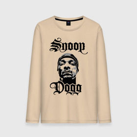 Мужской лонгслив хлопок с принтом Snoop Dogg в Кировске, 100% хлопок |  | rap | snoop dogg | музыка | рэп | снуп дог