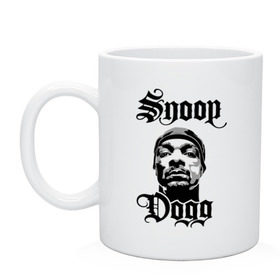 Кружка с принтом Snoop Dogg в Кировске, керамика | объем — 330 мл, диаметр — 80 мм. Принт наносится на бока кружки, можно сделать два разных изображения | rap | snoop dogg | музыка | рэп | снуп дог