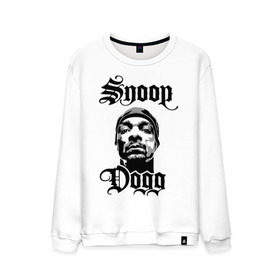 Мужской свитшот хлопок с принтом Snoop Dogg в Кировске, 100% хлопок |  | rap | snoop dogg | музыка | рэп | снуп дог