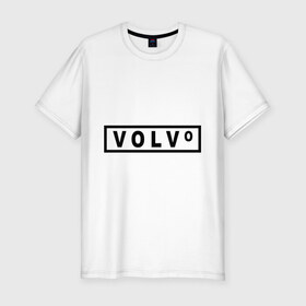 Мужская футболка премиум с принтом Volvo в Кировске, 92% хлопок, 8% лайкра | приталенный силуэт, круглый вырез ворота, длина до линии бедра, короткий рукав | valve | volvo | логотип