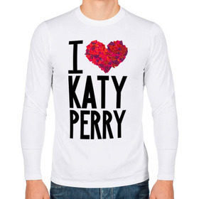 Мужской лонгслив хлопок с принтом I love Katy Perry в Кировске, 100% хлопок |  | Тематика изображения на принте: katy perry | pop | знаменитости | корона | кэти перри | музыка | певица
