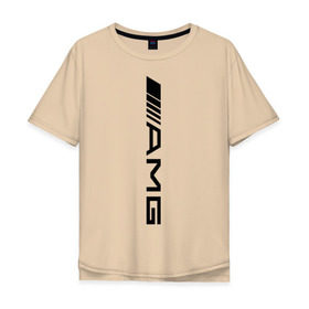 Мужская футболка хлопок Oversize с принтом AMG в Кировске, 100% хлопок | свободный крой, круглый ворот, “спинка” длиннее передней части | amg | benz | logo | mercedes | авто | амг | лого | мерс | мерседес бенс