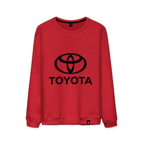 Мужской свитшот хлопок с принтом Toyota Logo в Кировске, 100% хлопок |  | logo | toyota | логотип | тойота