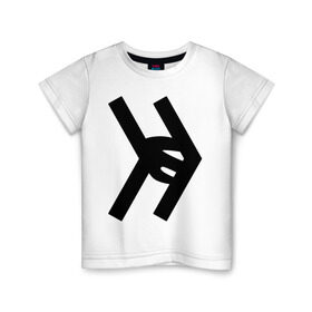 Детская футболка хлопок с принтом Smosh logo в Кировске, 100% хлопок | круглый вырез горловины, полуприлегающий силуэт, длина до линии бедер | blogger | russmosh | smosh | youtube | блоггер | смош | шоу | ютубер
