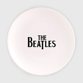 Тарелка с принтом The Beatles в Кировске, фарфор | диаметр - 210 мм
диаметр для нанесения принта - 120 мм | beatles | битлз