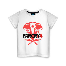 Детская футболка хлопок с принтом Far Cry 4 (1) в Кировске, 100% хлопок | круглый вырез горловины, полуприлегающий силуэт, длина до линии бедер | cry | far | far cry | ubisoft | край | фар | фаркрай | юбисофт