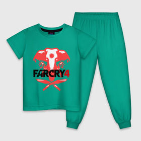 Детская пижама хлопок с принтом Far Cry 4 (1) в Кировске, 100% хлопок |  брюки и футболка прямого кроя, без карманов, на брюках мягкая резинка на поясе и по низу штанин
 | Тематика изображения на принте: cry | far | far cry | ubisoft | край | фар | фаркрай | юбисофт