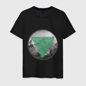 Мужская футболка хлопок с принтом Горы в Кировске, 100% хлопок | прямой крой, круглый вырез горловины, длина до линии бедер, слегка спущенное плечо. | горы | пейзаж | природа | снег