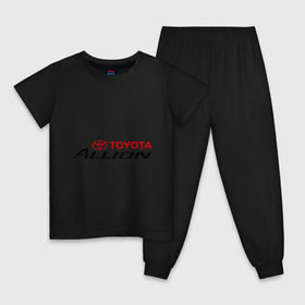 Детская пижама хлопок с принтом Toyota Allion в Кировске, 100% хлопок |  брюки и футболка прямого кроя, без карманов, на брюках мягкая резинка на поясе и по низу штанин
 | allion | toyota | аллион | тойота