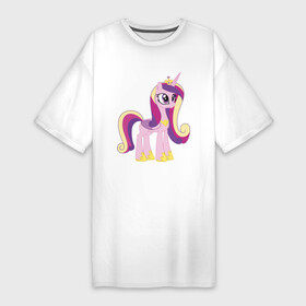 Платье-футболка хлопок с принтом Принцесса Каденс в Кировске,  |  | my little pony | каденс | мой маленький пони | пони