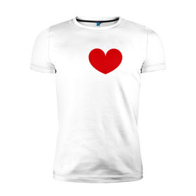 Мужская футболка премиум с принтом Я люблю Вику в Кировске, 92% хлопок, 8% лайкра | приталенный силуэт, круглый вырез ворота, длина до линии бедра, короткий рукав | 