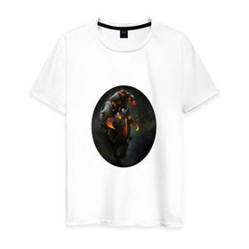 Мужская футболка хлопок с принтом Chaos Knight в Кировске, 100% хлопок | прямой крой, круглый вырез горловины, длина до линии бедер, слегка спущенное плечо. | chaos knightchaos knight | dota