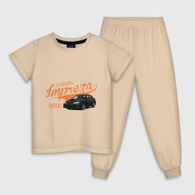 Детская пижама хлопок с принтом Subaru Impreza в Кировске, 100% хлопок |  брюки и футболка прямого кроя, без карманов, на брюках мягкая резинка на поясе и по низу штанин
 | subaru impreza | авто | автомобилистам | водителям | машина | ретро | тачка