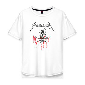 Мужская футболка хлопок Oversize с принтом Metallica - Scary Guy в Кировске, 100% хлопок | свободный крой, круглый ворот, “спинка” длиннее передней части | Тематика изображения на принте: металлика